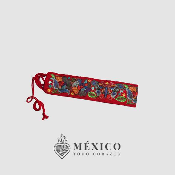 Mexican Folkloric belt day of the dead 5 de Mayo colorfull mexico todo corazon - Picture 3 of 5
